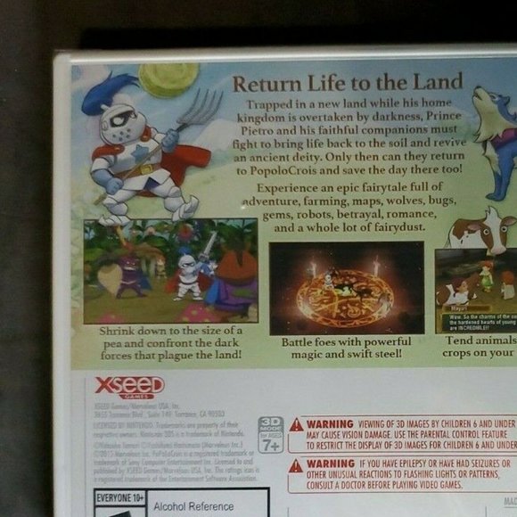 Return to PoPoLoCrois: A Story of Seasons Fairytale (Nintendo 3DS, 2016) NEW - Picture 6 of 16